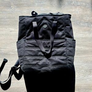 Lululemon Athletica backpack/tote.